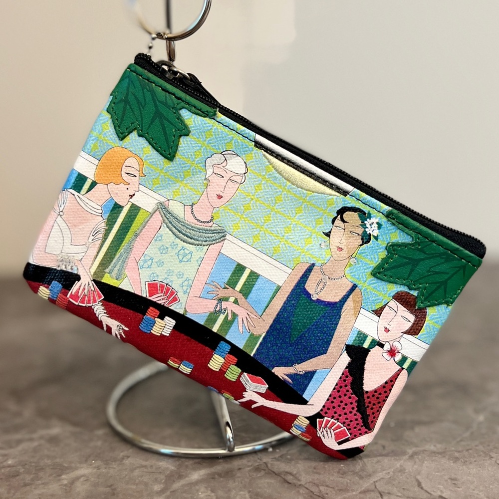 Vintage Rolf’s Leather ‘Casino Divas’ Change Purse